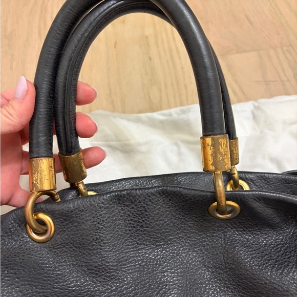 Marc by Marc Jacobs Black Leather Shoulder Bag - Picture 3 of 5